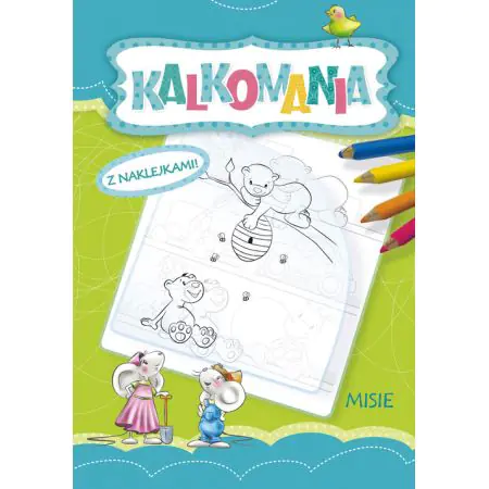 Książka - Misie. Kalkomania z naklejkami