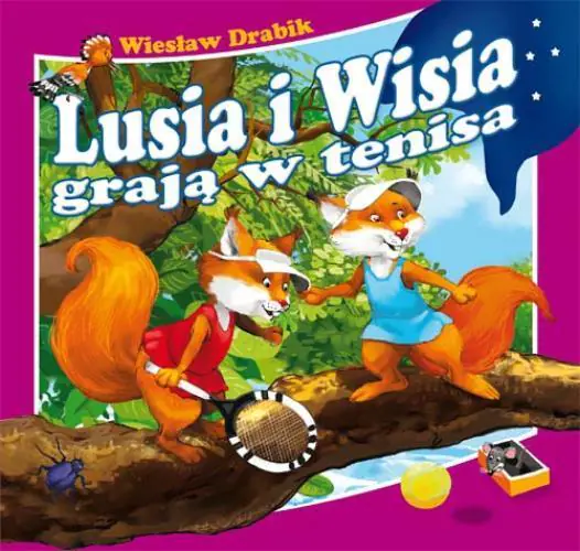 Książka - Lusia i Wisia grają w tenisa