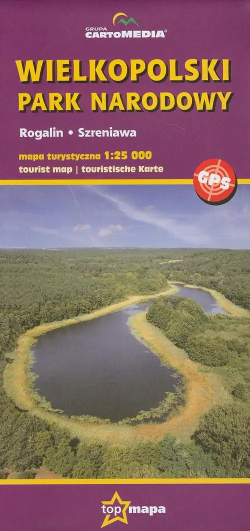 Książka - Wielkopolski Park Narodowy mapa turystyczna 1: 25 000