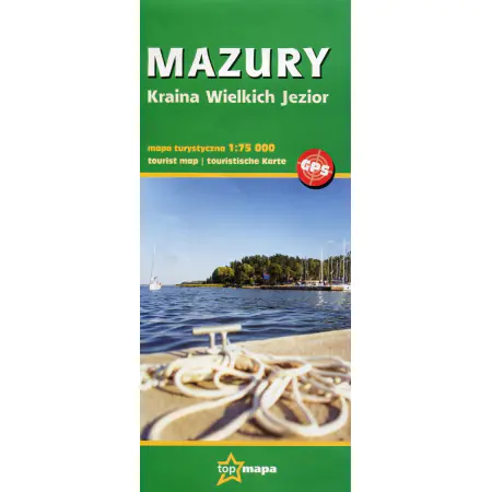 Książka - Mazury Kraina Wielkich Jezior mapa turystyczna 1:75 000