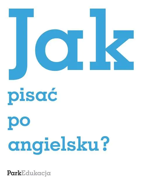 Książka - Jak pisać po angielsku