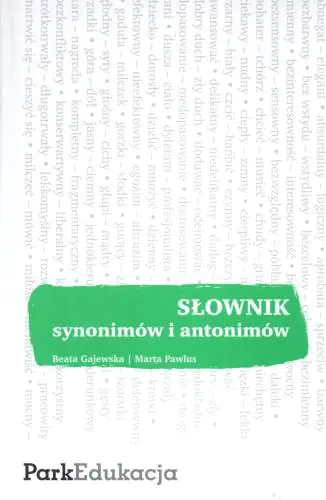 Książka - Słownik synonimów i antonimów