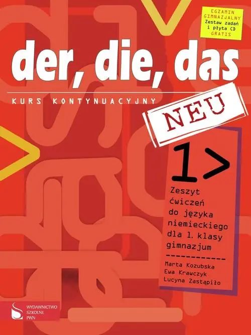 Książka - Der Die Das Gim 1 Kont. New wb+CD