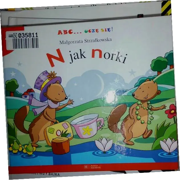 Książka - ABC... uczę się! N jak norki