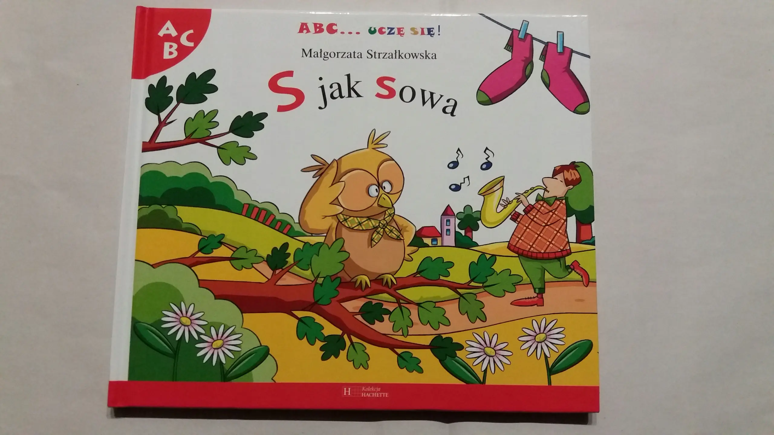 Książka - ABC... uczę się! - S jak sowa