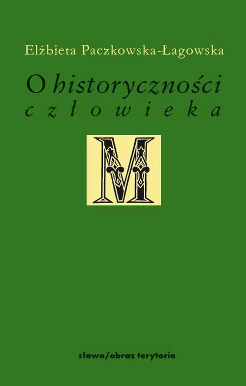 Książka - O historyczności człowieka