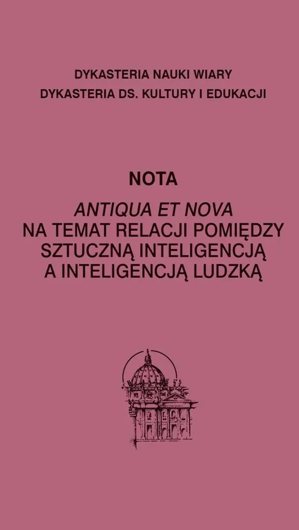 Książka - Nota Antiqua et vova na temat relacji pomiędzy..