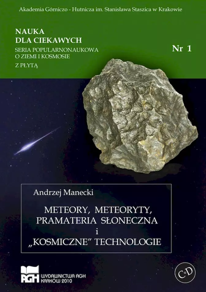 Książka - Meteory meteoryty pramateria słoneczna i kosmiczne technologie