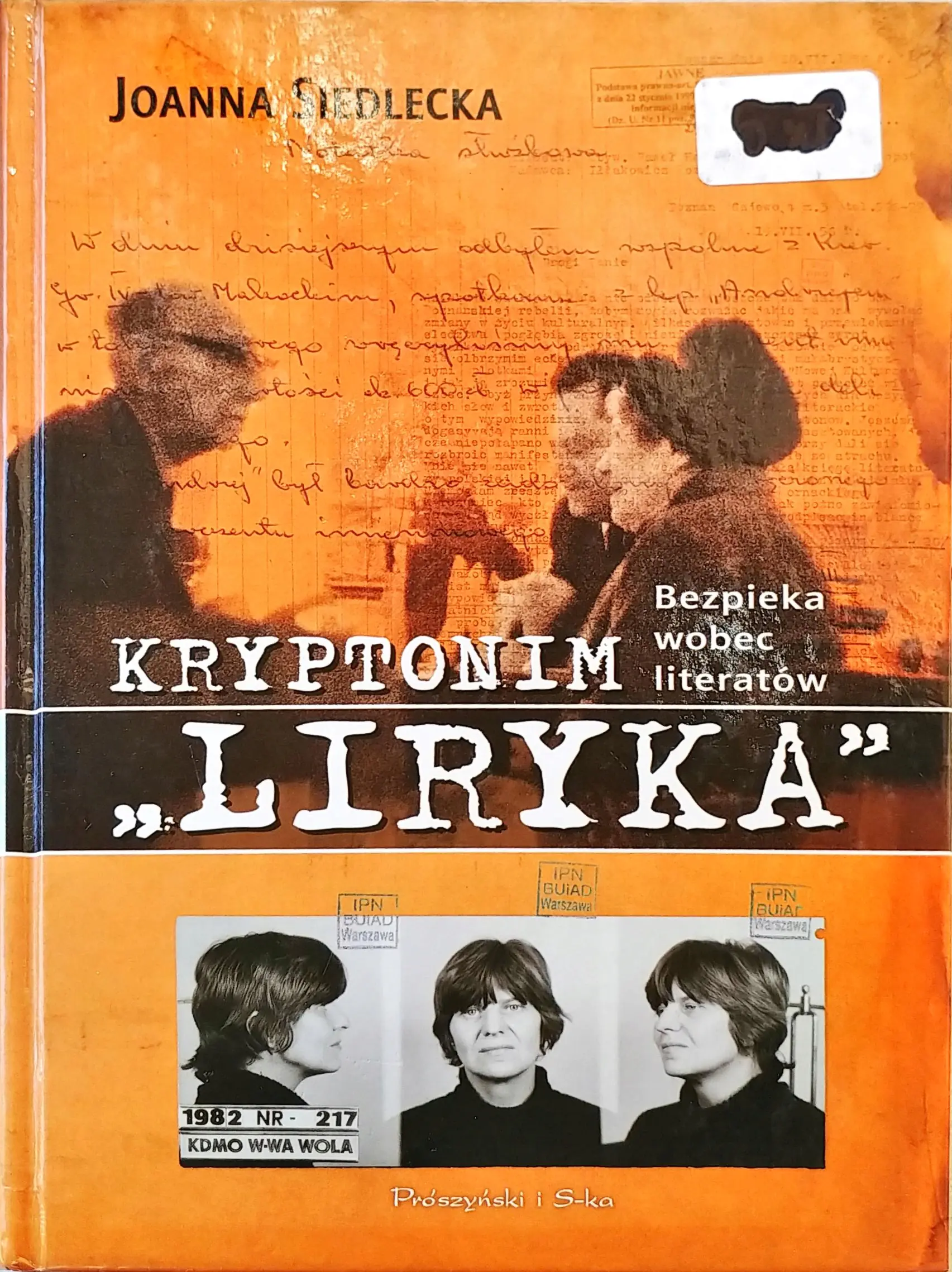 Książka - Kryptonim „Liryka”. Bezpieka Wobec Literatów