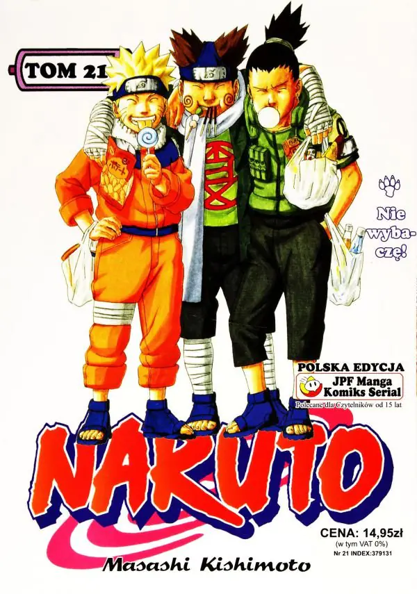 Książka - Naruto - 21 - Nie wybaczę!