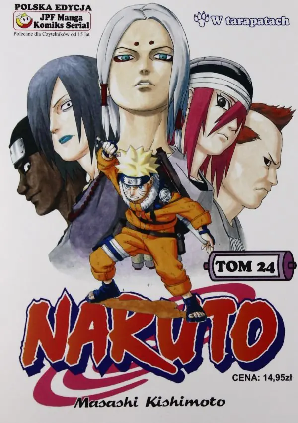 Książka - Naruto - 24 - W tarapatach.