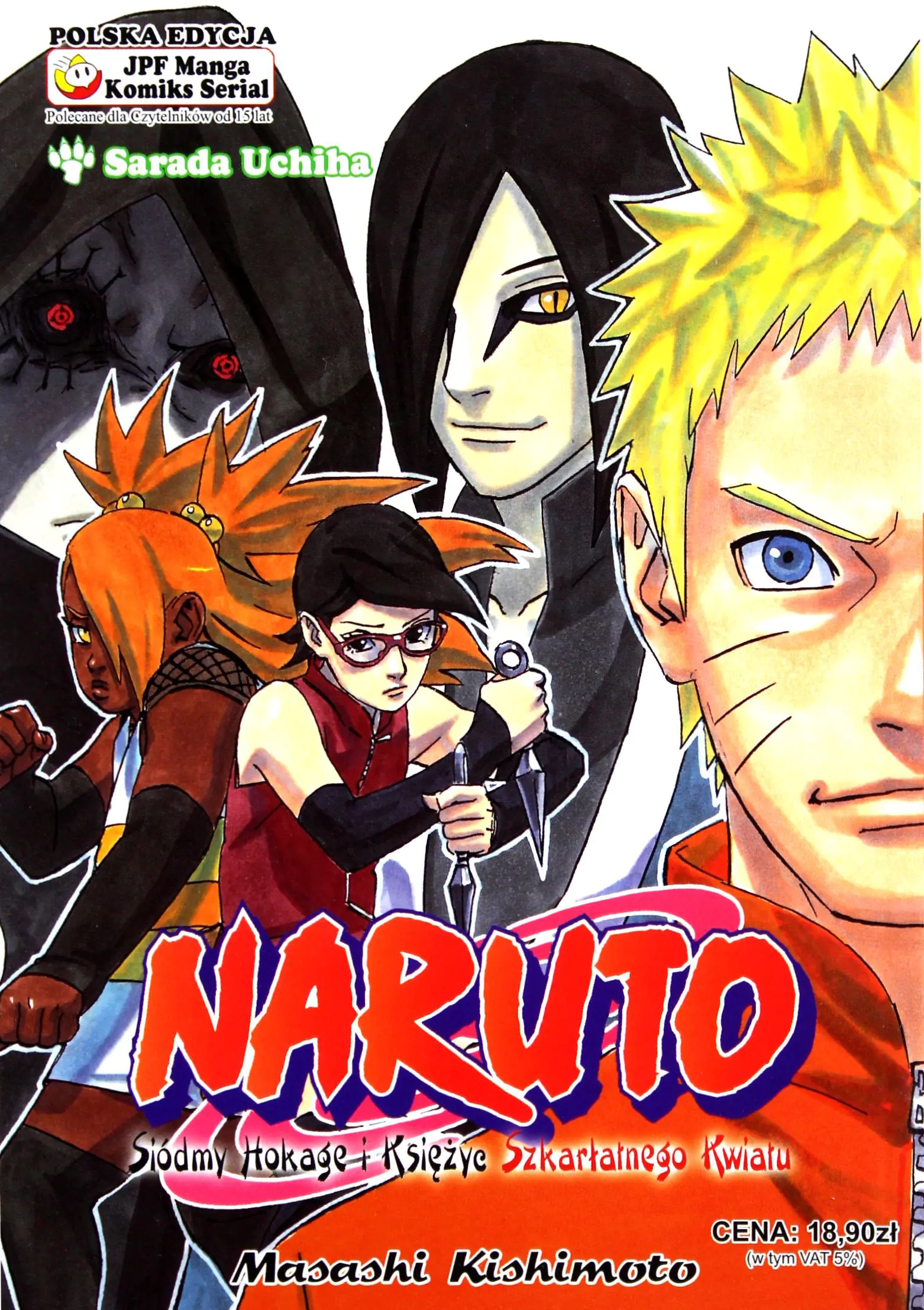 Książka - Siódmy Hokage i Księżyc Szkarłatnego Kwiatu. Naruto