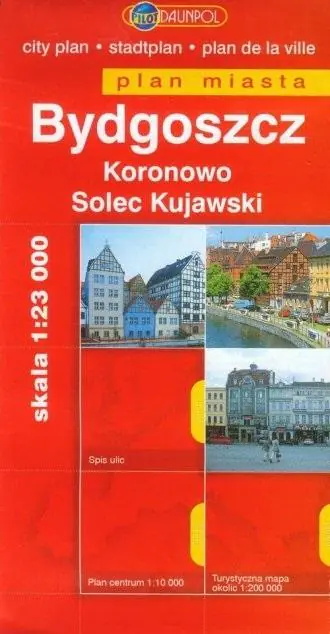 Książka - Bydgoszcz Koronowo Solec Kujawski Plan miasta 1:23 000