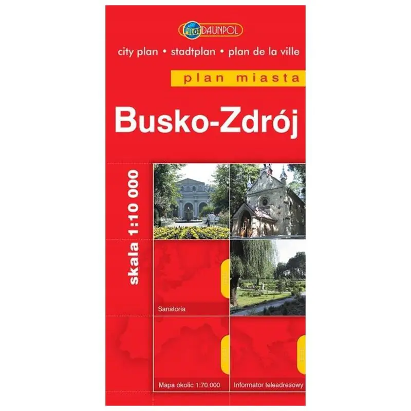 Książka - Plan Miasta- Busko-Zdrój  -BR- Daunpol