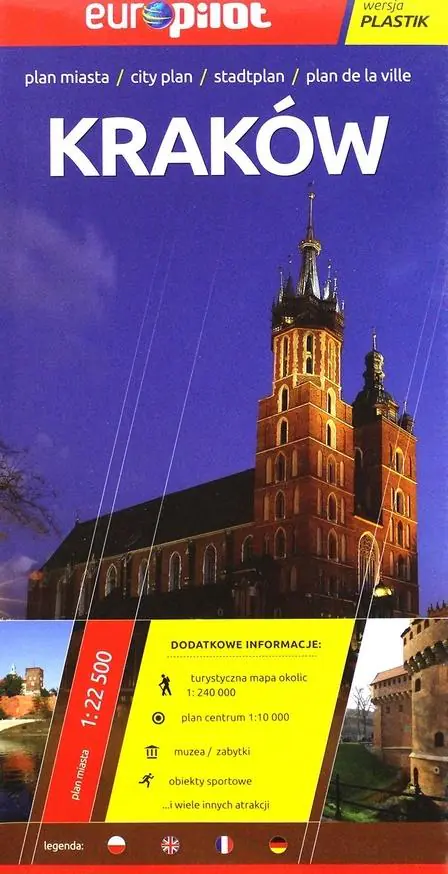 Książka - Kraków. Plan miasta 1:22 500