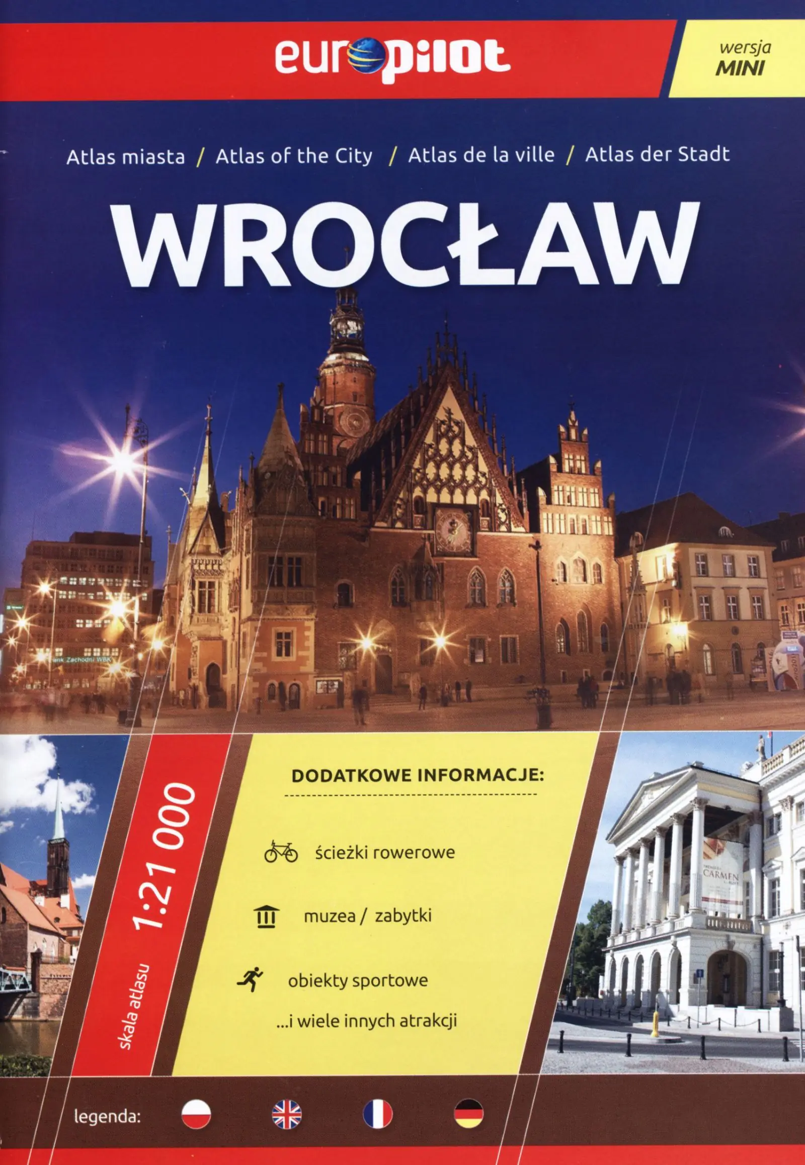 Książka - Atlas Miasta EuroPilot. Wrocław mini