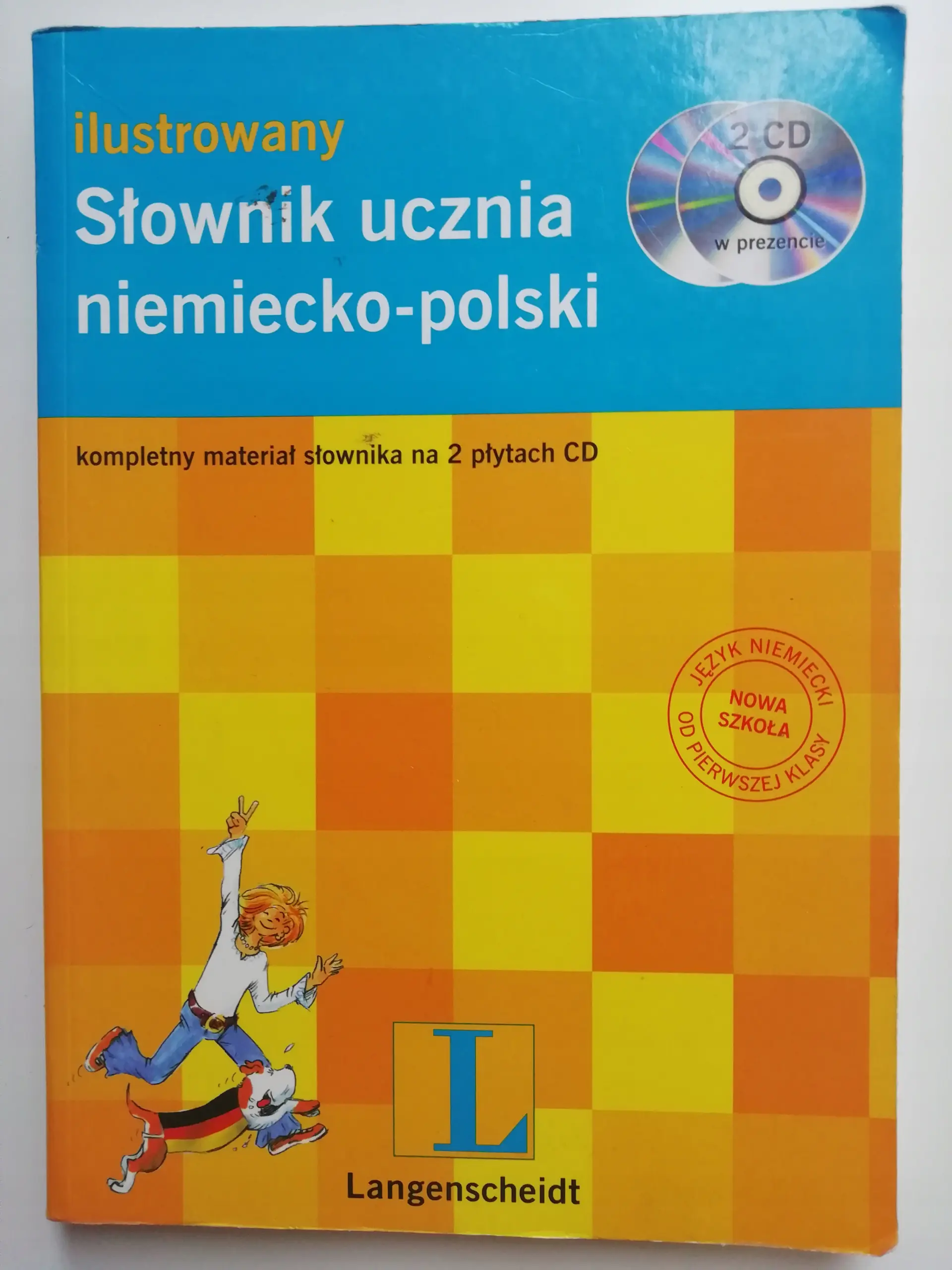 Książka - Ilustrowany słownik ucznia niemiecko - polski   2CD