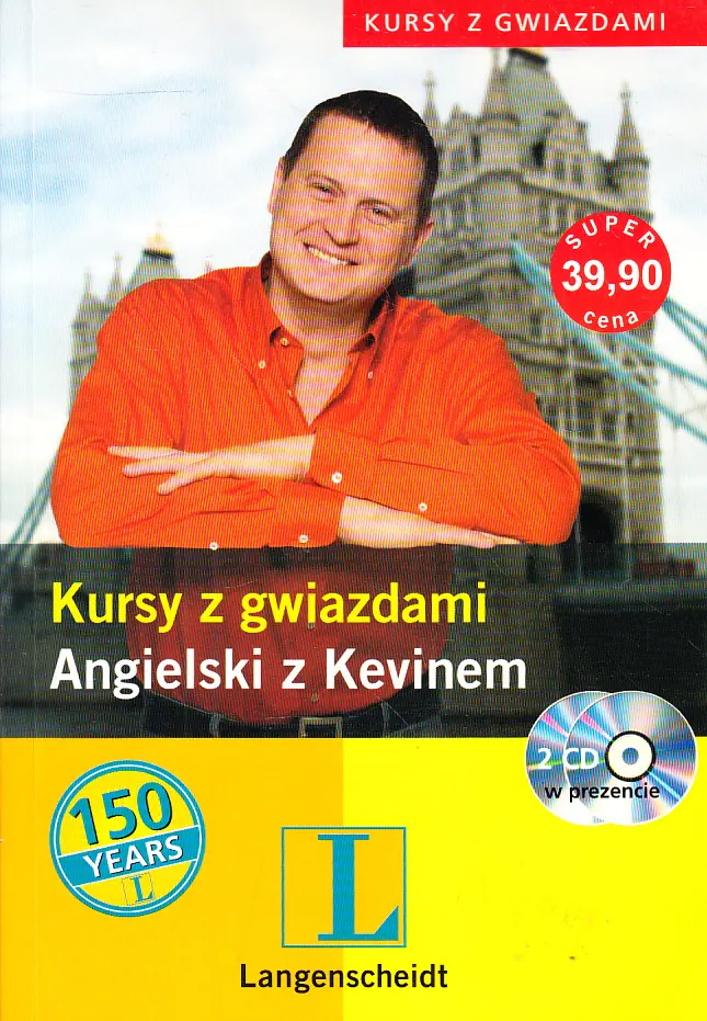 Książka - Kursy z Gwiazdami. Angielski z Kevinem