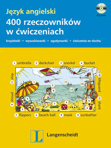 Książka - Język angielski. 400 rzeczowników w ćwiczeniach