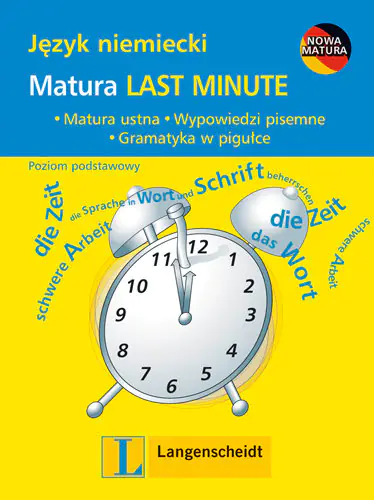 Książka - Matura Last Minute  język niemiecki Poziom podstawowy
