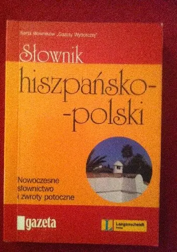 Książka - Słownik hiszpańsko-polski