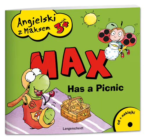 Książka - Angielski z Maksem. Max Has a Picnic   CD