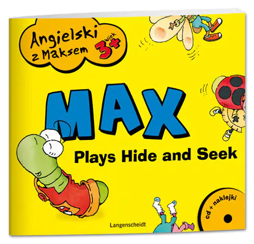 Książka - Angielski z Maksem. Max Plays Hide and Seek (  CD)
