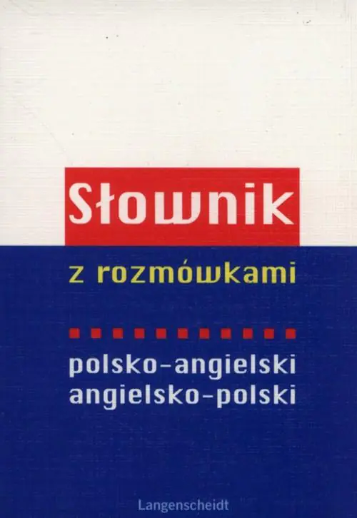 Książka - Słownik z rozmówkami polsko-angielski, angielsko-polski