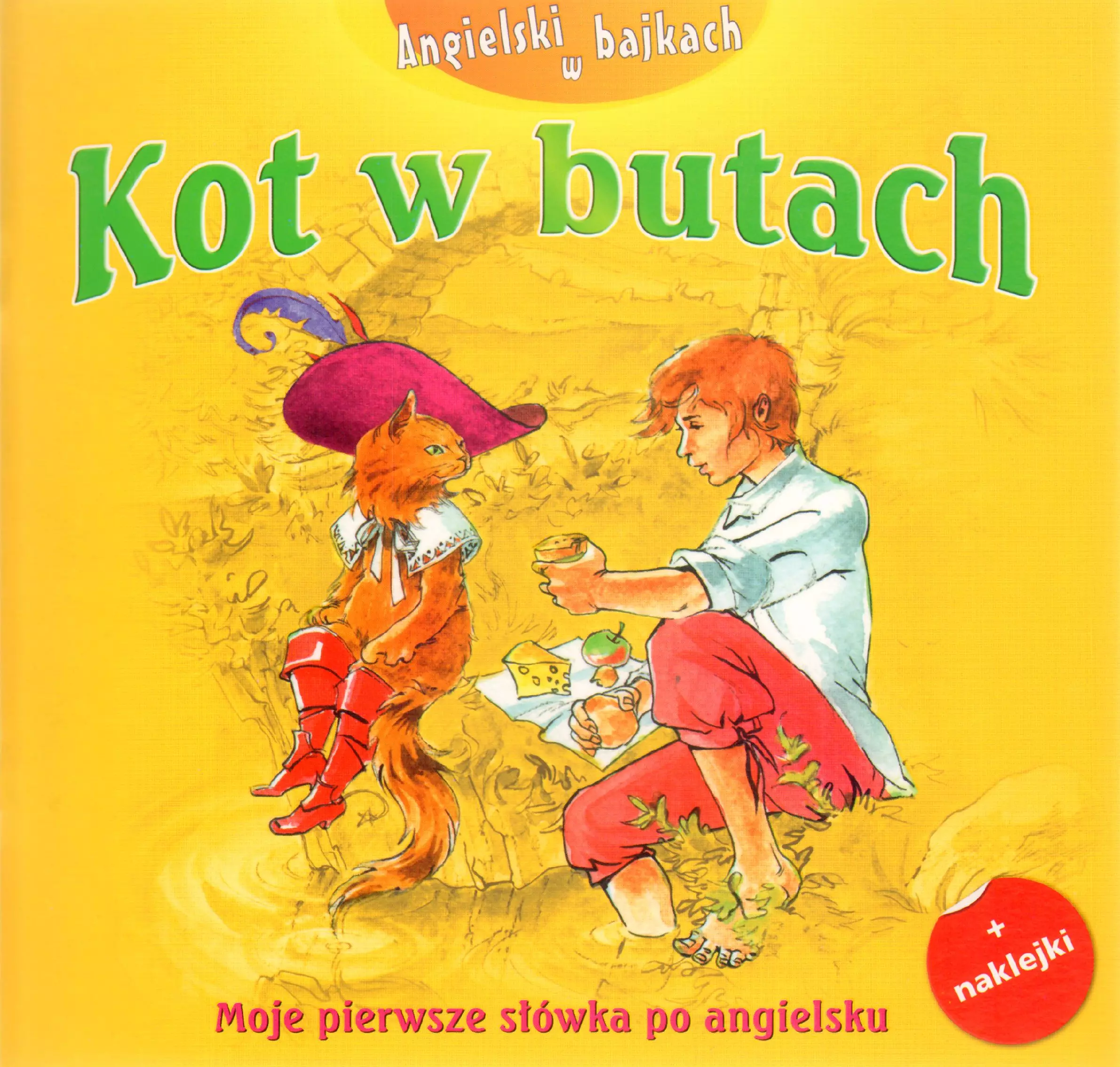 Książka - Kot w butach. Angielski w bajkach