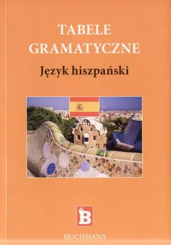 Książka - Tabele gramatyczne. Język hiszpański