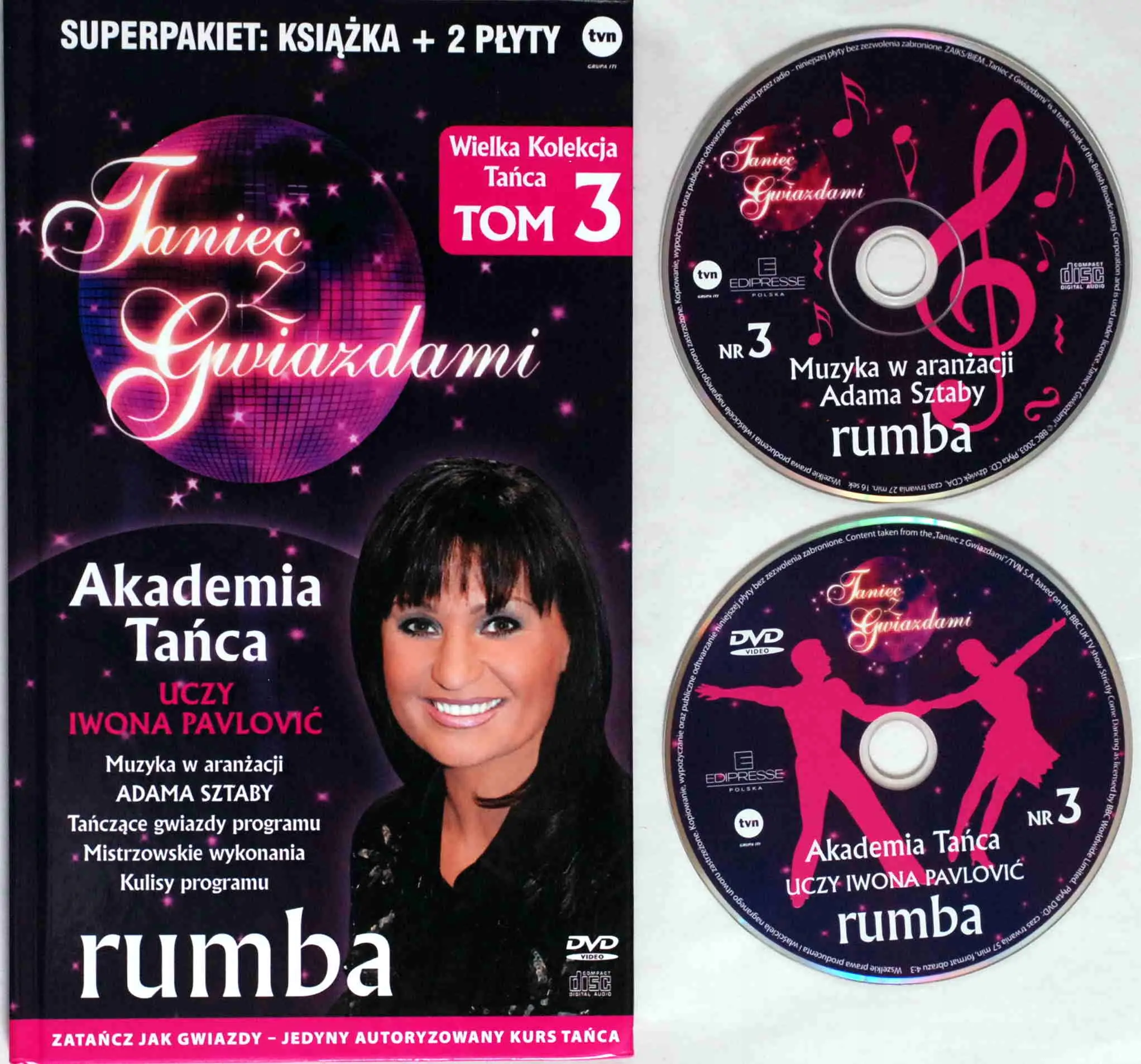 Książka - Taniec z gwiazdami. Rumba. Tom 3   2CD