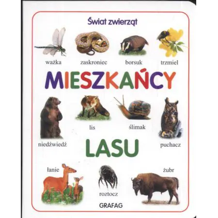 Książka - Świat zwierząt-mieszkańcy lasu ctw.
