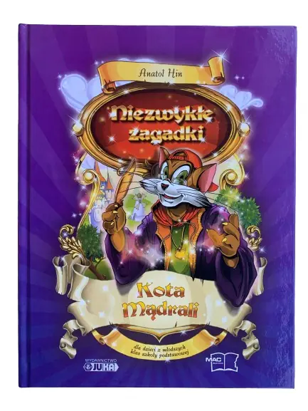 Książka - Niezwykłe zagadki Kota Mądrali
