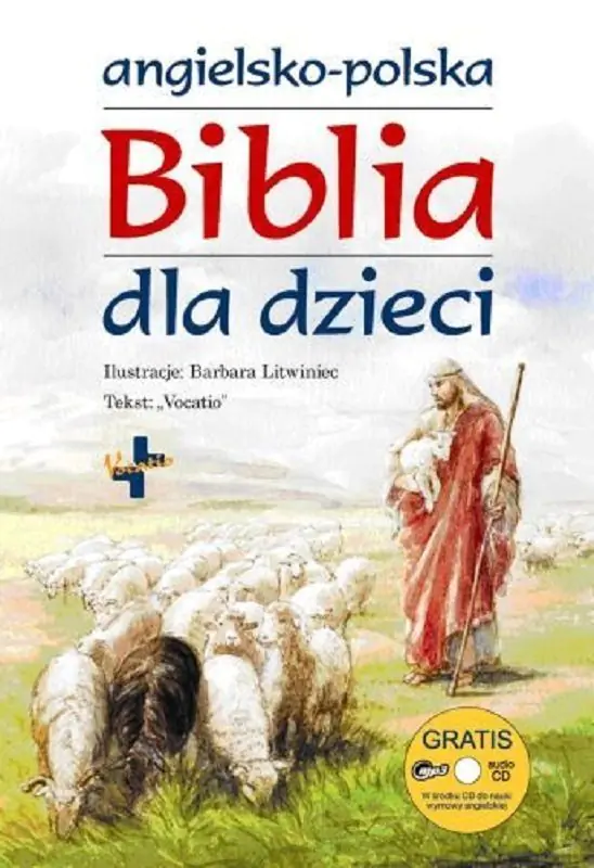 Książka - Angielsko-polska Biblia dla dzieci + CD