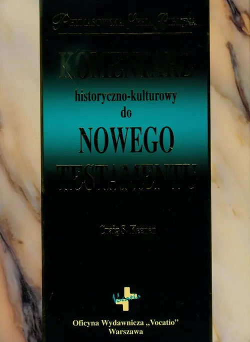Książka - Komentarz historyczno-kulturowy do Nowego Testamentu