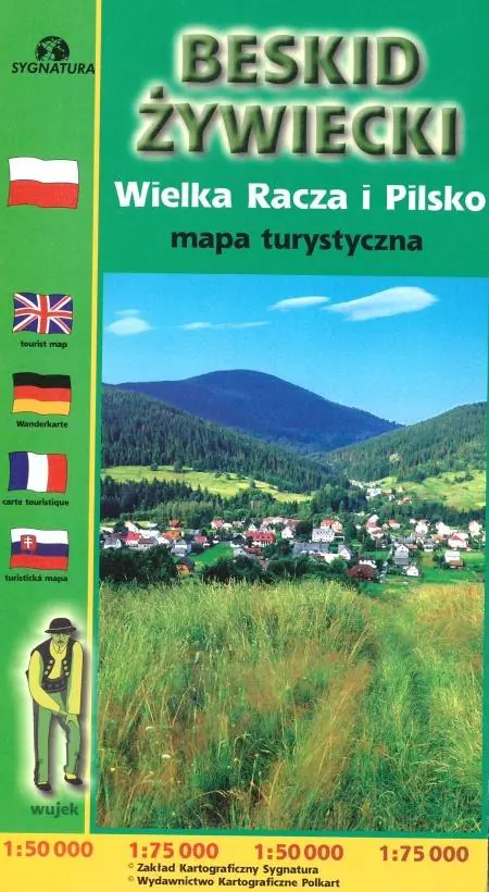 Książka - Mapa turystyczna. Beskid Żywiecki