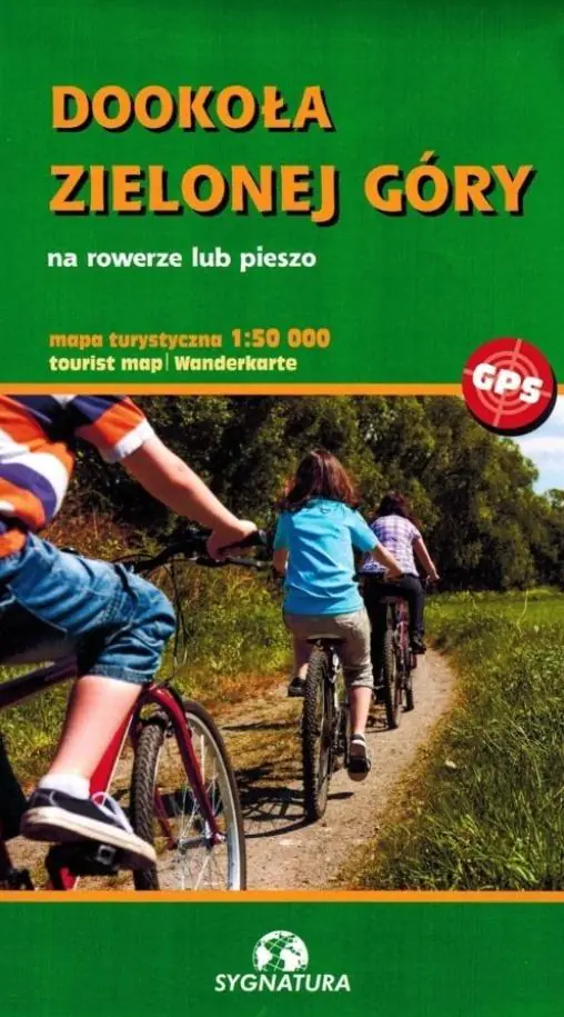 Książka - Mapa turystyczna - Dookoła Zielonej Góry
