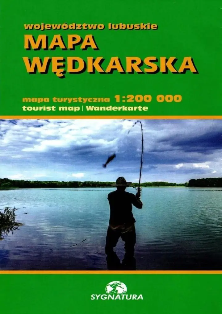 Książka - Mapa wędkarska województwa lubuskiego 1:200 000