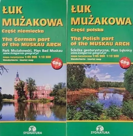 Książka - Mapa - Łuk Mużakowa cz. polska i niemiecka