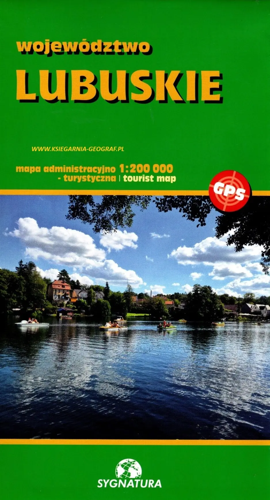Książka - Mapa tur. województwo lubuskie 1:200 000