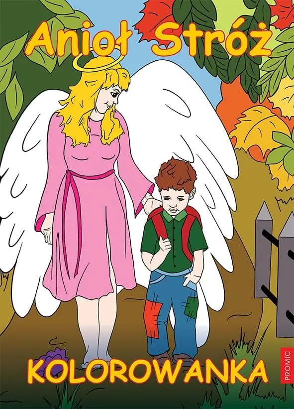 Książka - Anioł Stróż - kolorowanka
