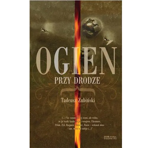 Książka - Ogień przy drodze
