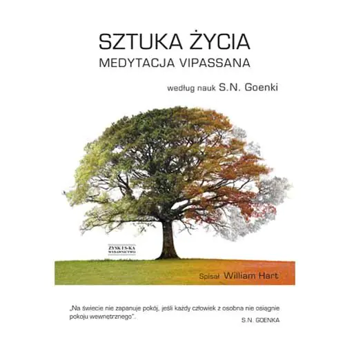 Książka - Sztuka życia. Medytacja Vipassana