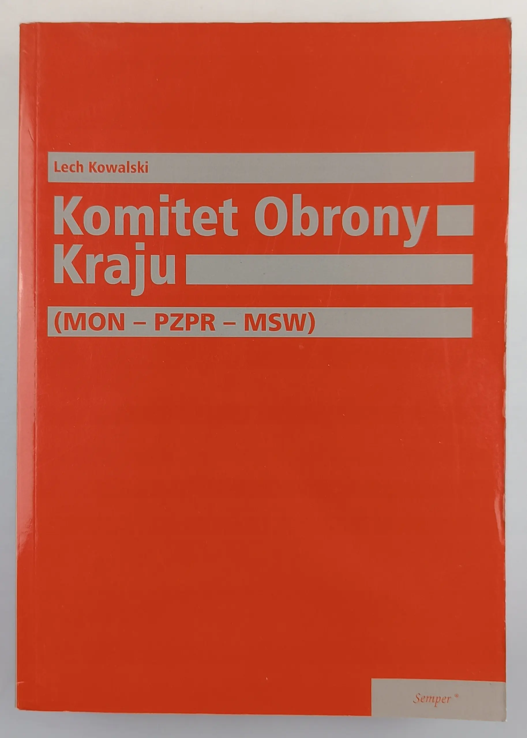 Książka - Komitet obrony kraju