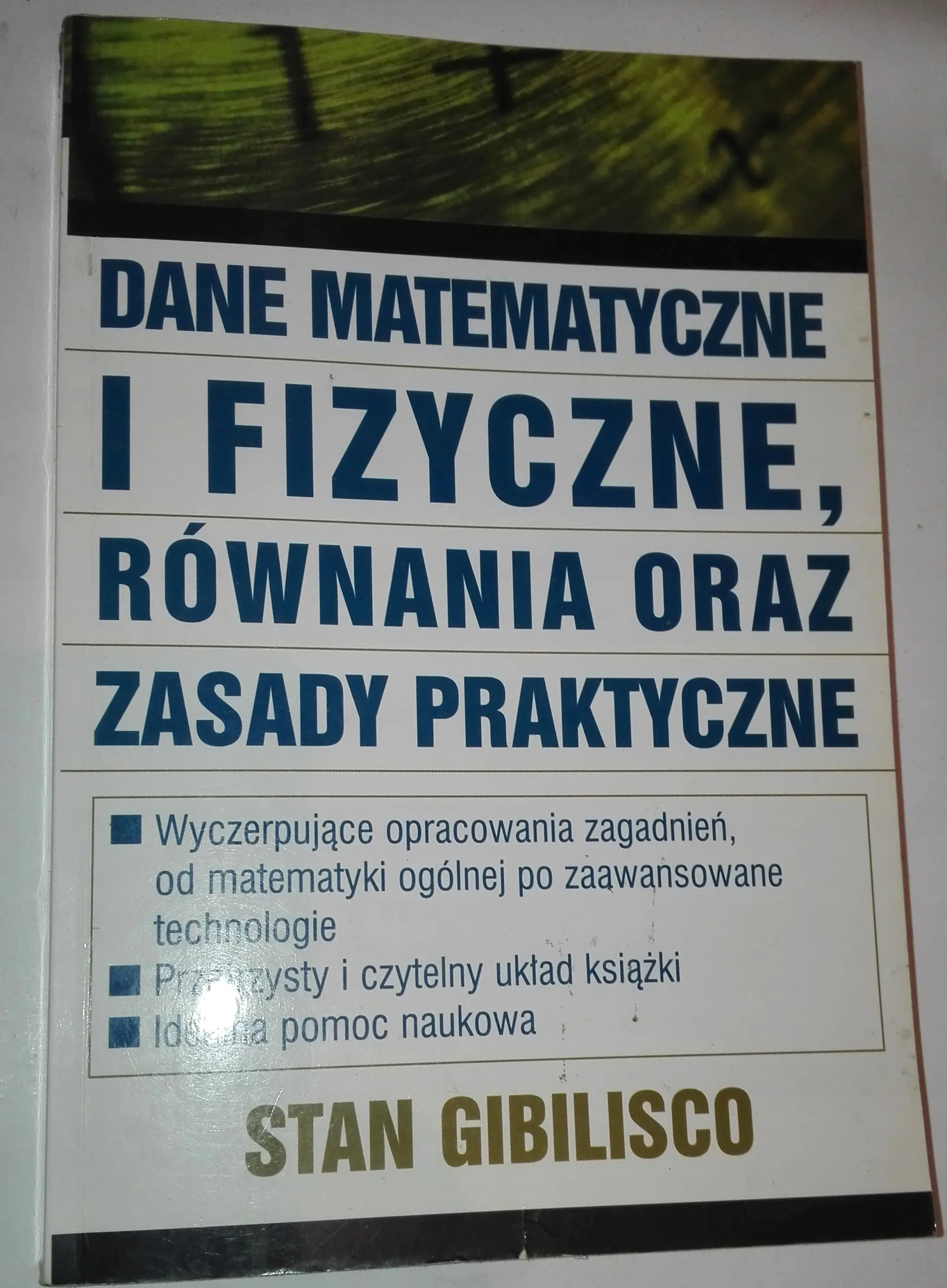 Książka - Dane matematyczne i fizyczne, równania oraz zasady praktyczne