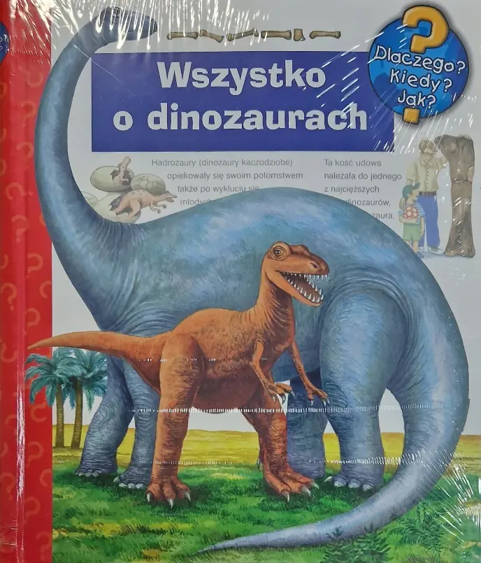 Książka - Wszystko o dinozaurach