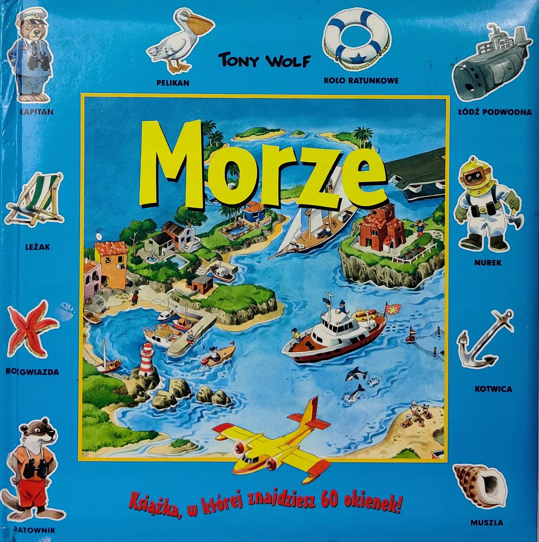 Książka - Morze. Książka z 60 okienkami