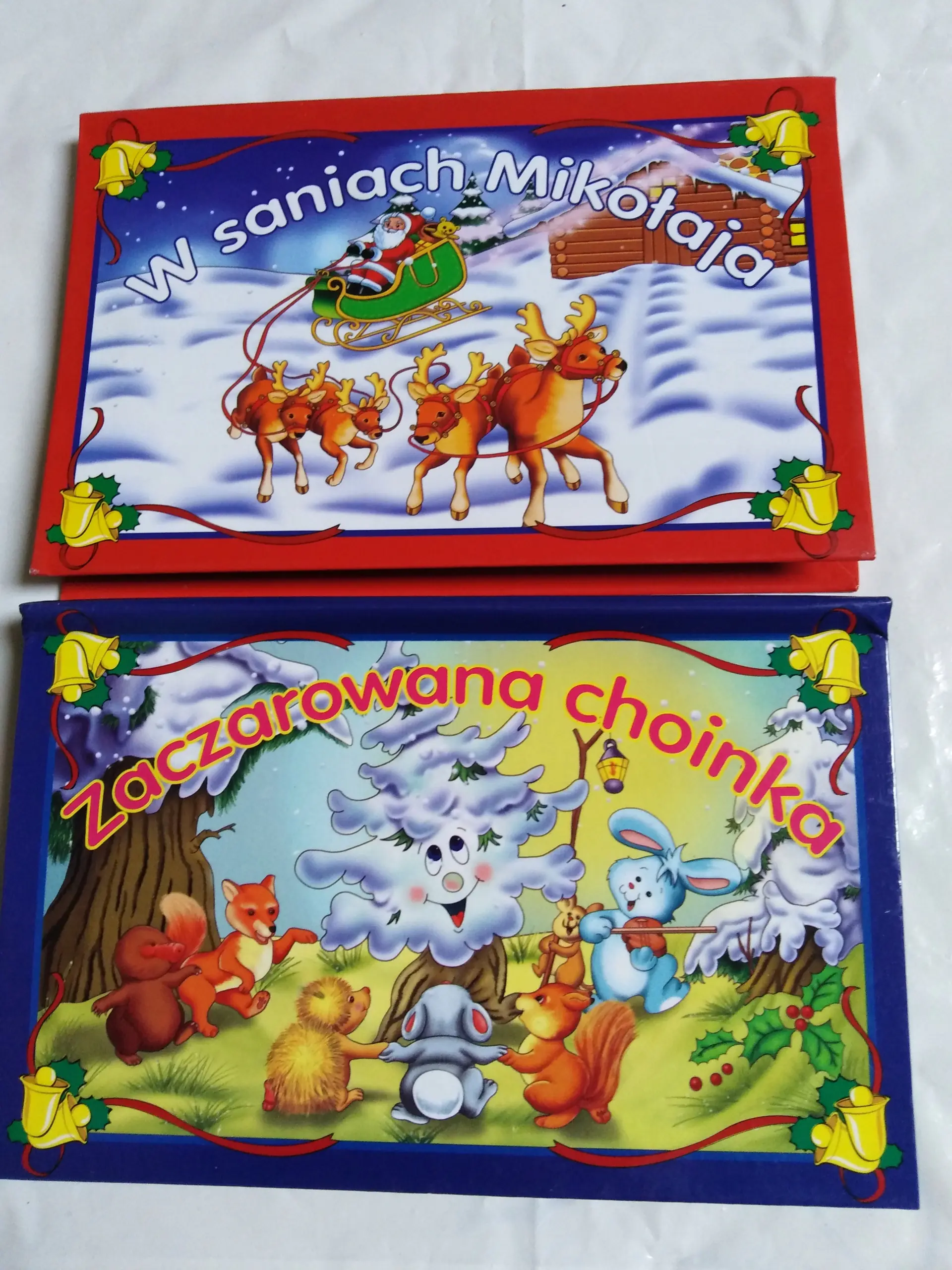 Książka - W saniach Mikołaja. Rozkładanka