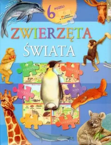 Książka - Zwierzęta świata Puzzle