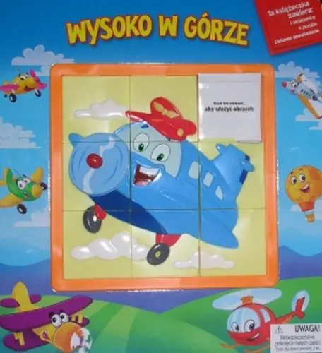 Książka - Wysoko w górze. Książeczka z układanką